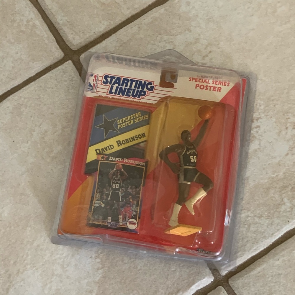 1992 david robinson figurine Kenner toy new